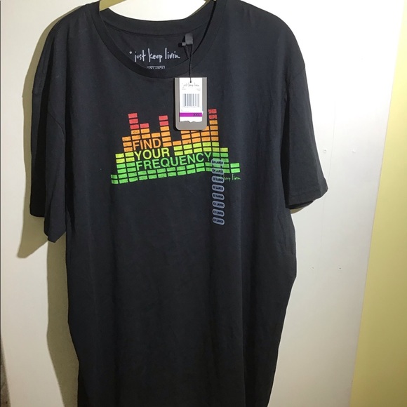NWT JUST KEEP LIVING XXL T-Shirt - Picture 1 of 4